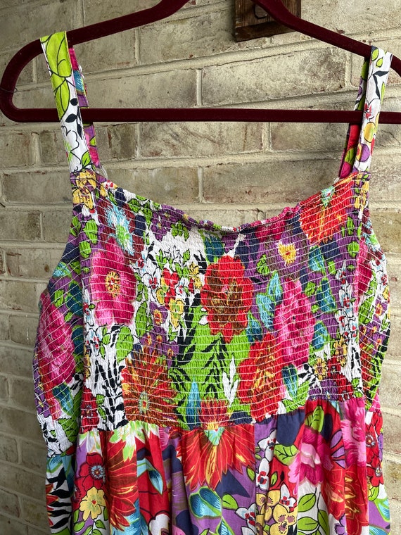 Plus size vintage dress Phool sundress cotton smo… - image 5