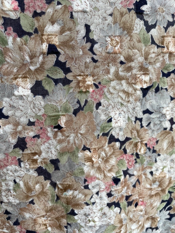 Vintage skirt blazer set handmade homemade floral… - image 3