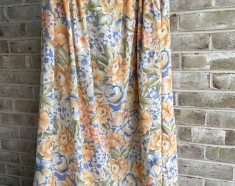 Plus size vintage skirt Sag Harbor polyester floral hippie hippy boho cottage core granny core 1990 90s romantic bohemian size 1x