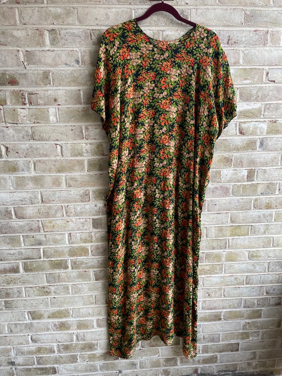 Plus size vintage dress handmade homemade cotton … - image 6