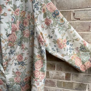 Plus size vintage blazer pastel soft coastal rose linen 1980 80s Lady Lloyd size 20 22 24 xxl 2x 3x immagine 5