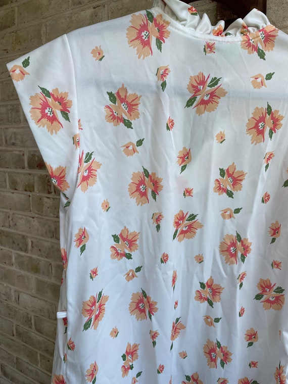 Plus size vintage shirt blouse top 1970 1980 flow… - image 8