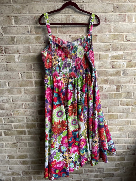 Plus size vintage dress Phool sundress cotton smo… - image 9