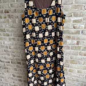 Plus size vintage dress sundress reversible Celtic black boho bohemian hippie hippy folk tank festival summer size 16 18 20 xl xxl 1x 2x
