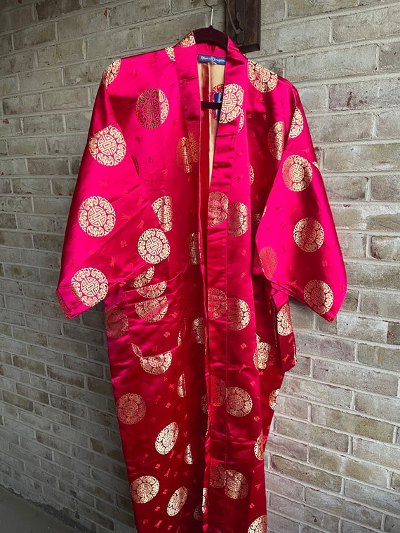 Plus size vintage robe with belt deadstock never … - image 3