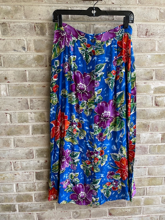 Vintage 90’s floral boho long skirt