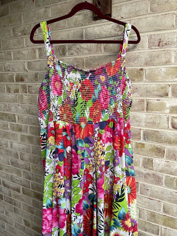 Plus size vintage dress Phool sundress cotton smo… - image 2