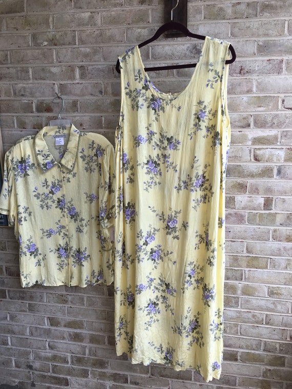 Plus size vintage dress set Dress Barn size 22 dre