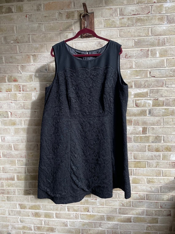 Plus Size Vintage Dress Black Lace Talbots 1990 90s Y2K Mini Boho Size 22  Xxl 2x 3x - Etsy
