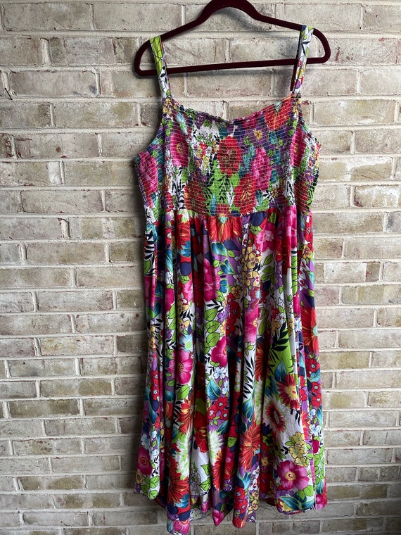 Plus size vintage dress Phool sundress cotton smo… - image 6