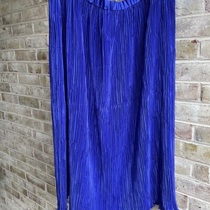Plus size vintage skirt 1980 80s purple royal blue boho size 22 xxl xxxl 2x 3x