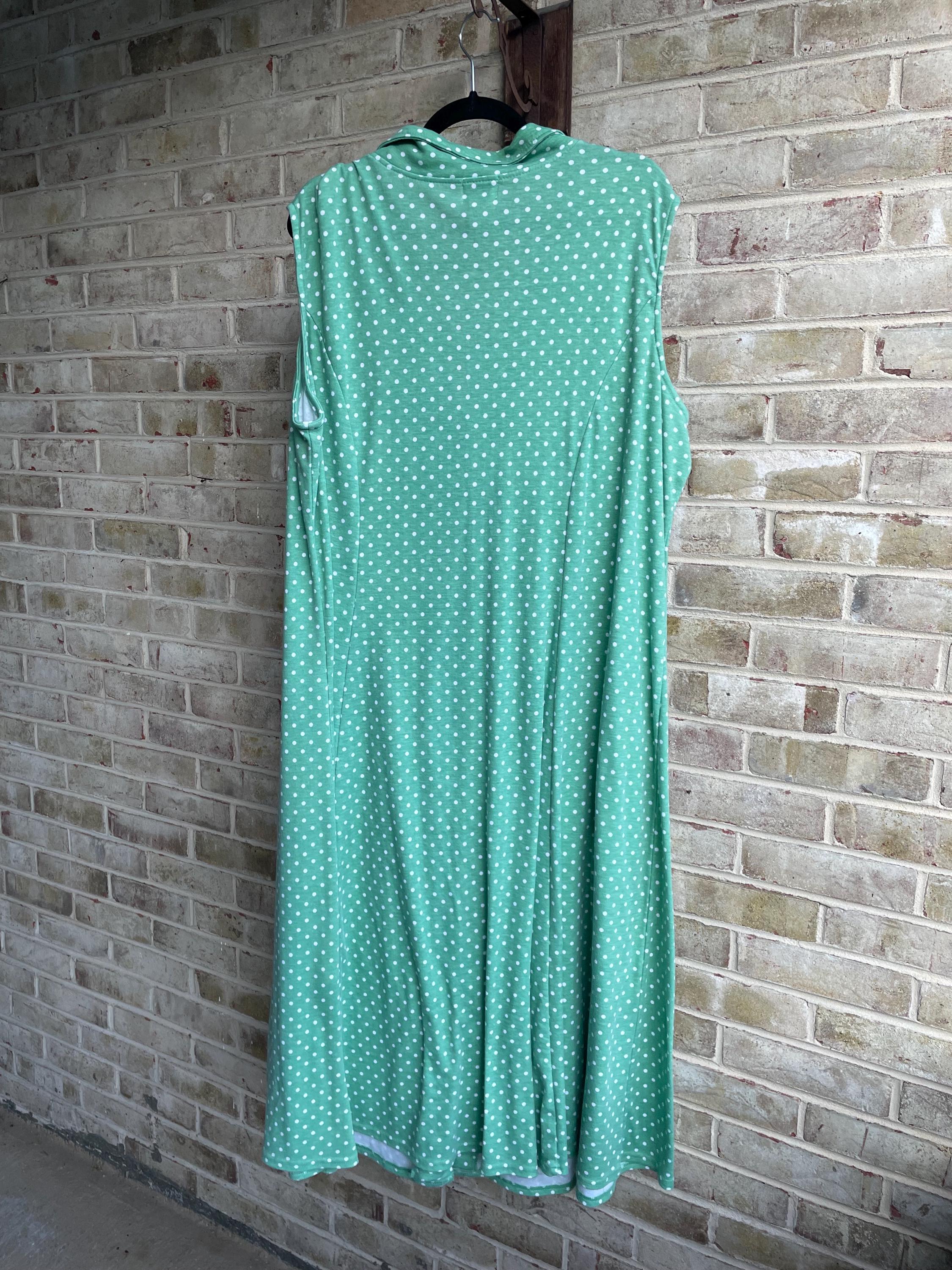 Plus Size Vintage Dress 1990 90s Sage Green White Polka Dot Sundress Boho Bohemian Coastal Summer 28w 4x 5x - Etsy Plus Size Vintage Dress 1990 90s Sage Green White Polka Dot Sundress Boho Bohemian Coastal Summer 28w 4x 5x - Etsy