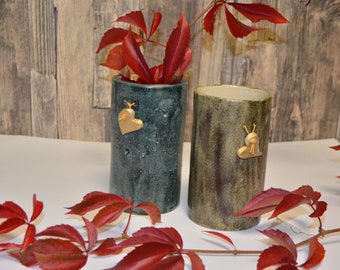 Vase, ceramic vase, flower vase, Christmas decoration