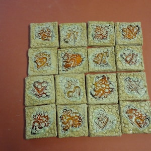 Ceramic tiles 16 pieces