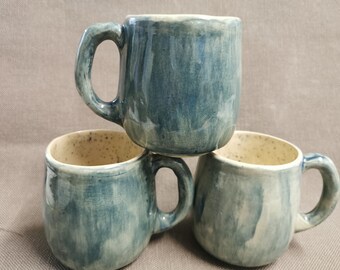 Tasse à café, tasse à thé, tasse en céramique, tasse, cafetière, tasse bleue