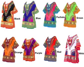 Womens Dashiki Etsy