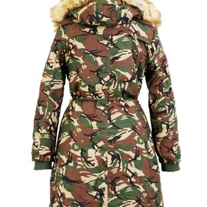 Womens Camo Removable Hood Jacket Warm Coat Coats Parkas - Etsy