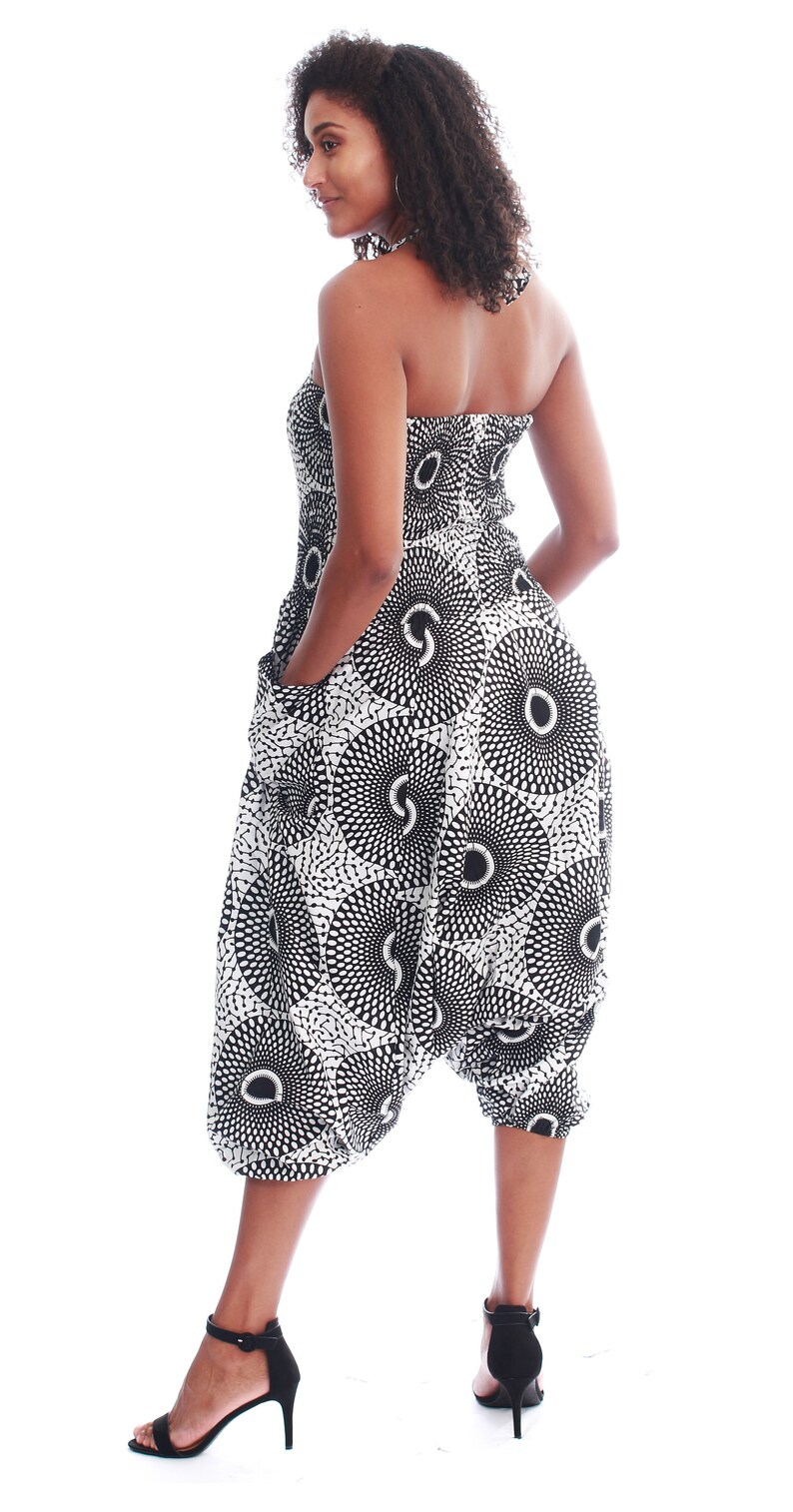 African Jumpsuit Elegant Sleeveless Jumpsuit For Women African Print Authentic African Jumpsuit