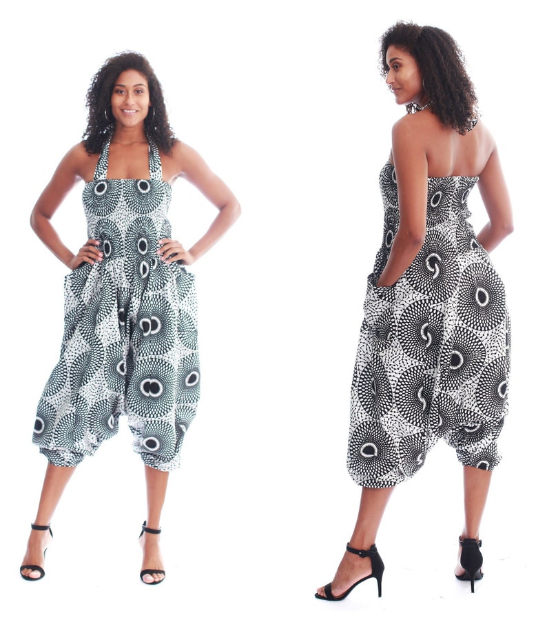 African Jumpsuit Elegant Sleeveless Jumpsuit For Women African Print Authentic African Jumpsuit