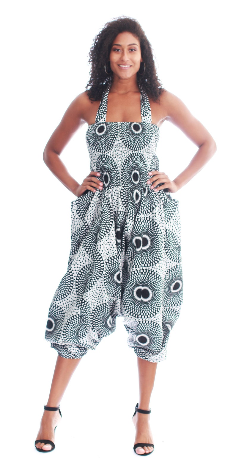African Jumpsuit Elegant Sleeveless Jumpsuit For Women African Print Authentic African Jumpsuit