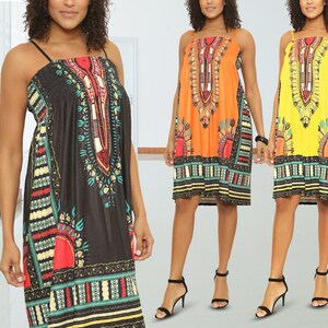 women's african print dresses