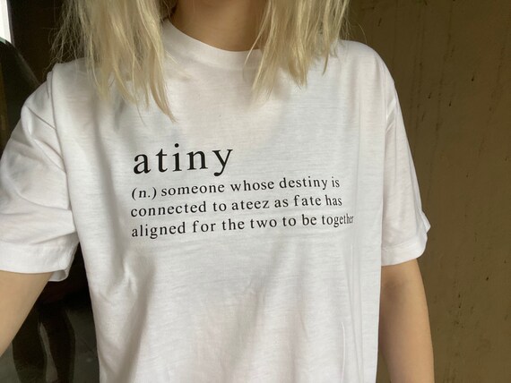 Atiny Definition Shirt Ateez Etsy