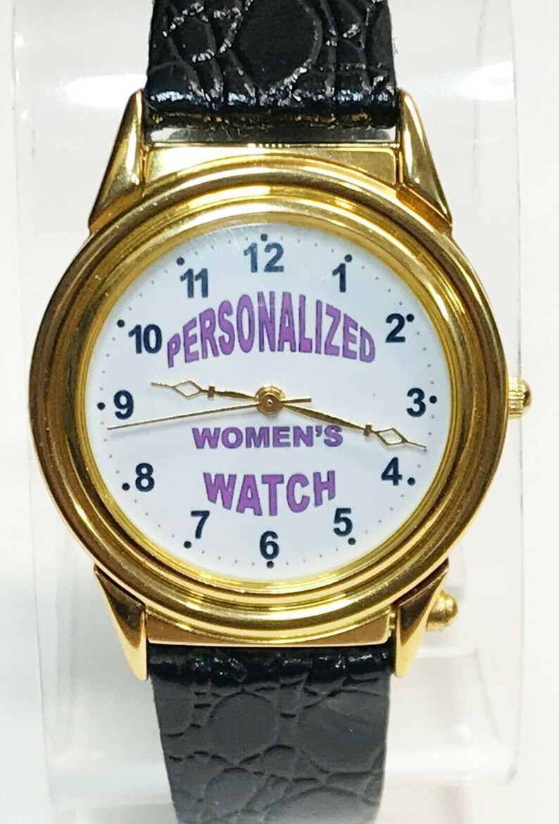 Personalized women's watch with secret Compartment. Etsy