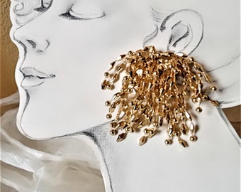 X Grande De Pedrería Diamante pendientes de aro,3.5 Pulgadas