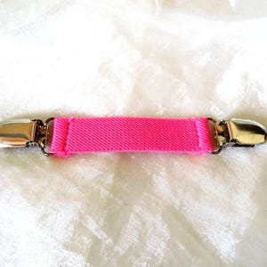 Elastic blouse tie, neon-colored elastic band in green, yellow, or pink from the 70s, unisex gift, clasp for jackets, ART 613354896