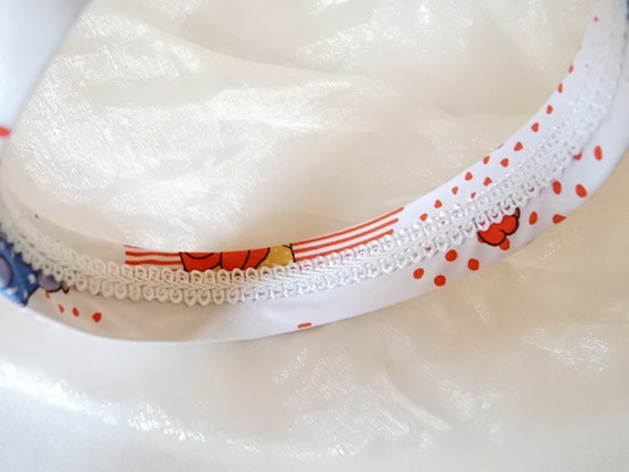 classic headband, plastic covered with fabric, gi… - image 5