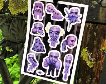 Feuille d'autocollants Ao oni