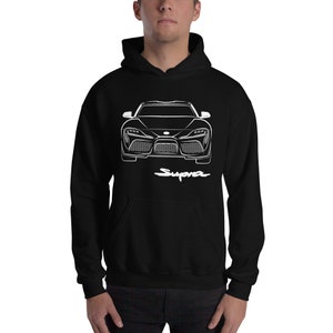 2020 NEW Toyota Supra MK 5 A90 Double Sided Graphic Hoodie Unisex, Gifts For Car Guys, Birthday Gifts For Men, Gift For Guys