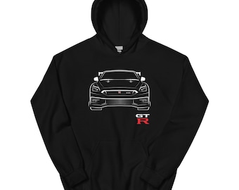 Nissan GT-R NISMO Graphic Hoodie: JDM Car Enthusiast Gift