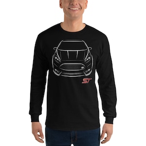 Ford Fiesta ST Graphic Long Sleeve T-Shirt: Car Enthusiast Gift