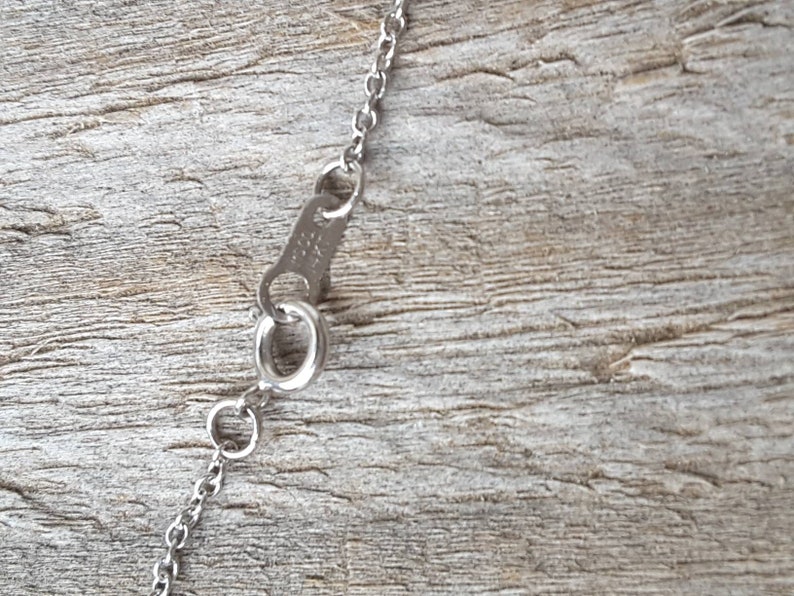 10 carat diamond 14k white gold chain bar necklace gift for Christmas birthday Diamond bar necklace 14k gold handmade design genuine