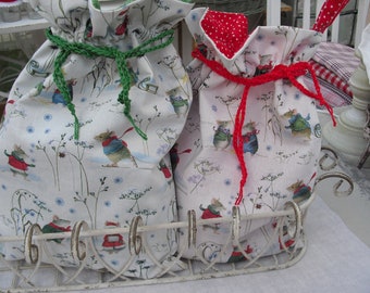 Gift bag, gift bag, winter mice 1 piece