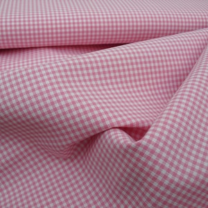 Check fabric, Westfalenstoff, Vichy pink