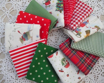 Fabric package Christmas mice