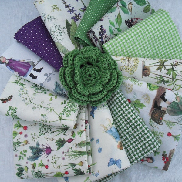 Fabric package garden and nature, acufactum, Westfalenstoffe