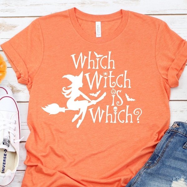 Which Witch is Which | Witch Shirt | Halloween Teacher Shirt | Halloween School Shirt | Teacher gift | Women's Halloween Shirt | Halloween