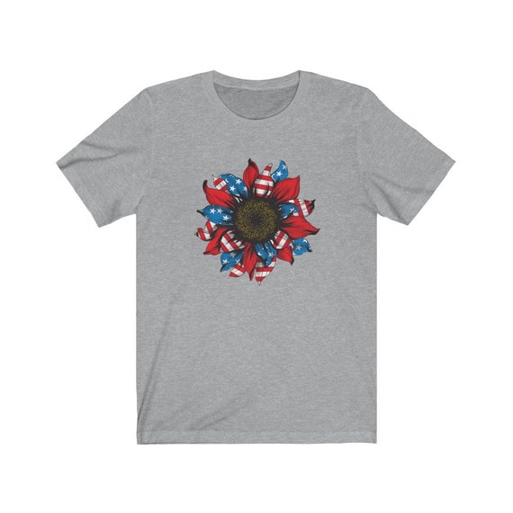 4th of July Shirt Sunflower Shirt 