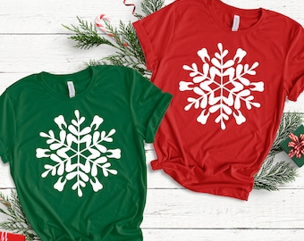 Snowflake Shirt, Gift for Dentist, Dental Staff Shirt, Holiday Shirt, Hygienist Shirt, Christmas Dentist, Dental Assistant Shirt, Teeth Tee