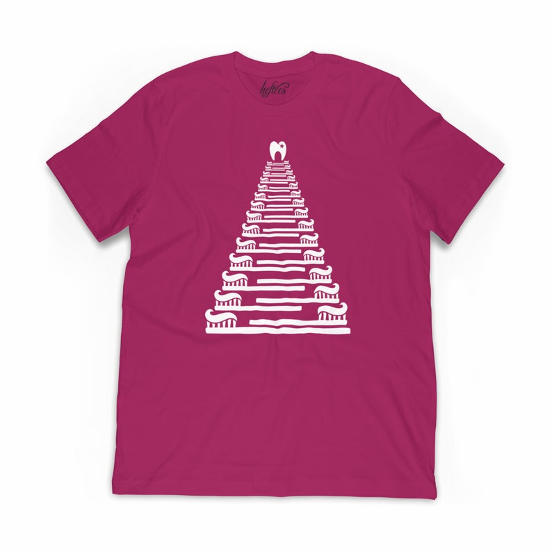 Unisex Dentist Toothbrush Christmas Tree T-shirt Christmas | Etsy
