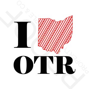 Impressão de arte I Heart OTR