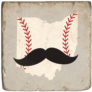 Stachie på Ohio Cincinnati Reds Marmorunderlägg
