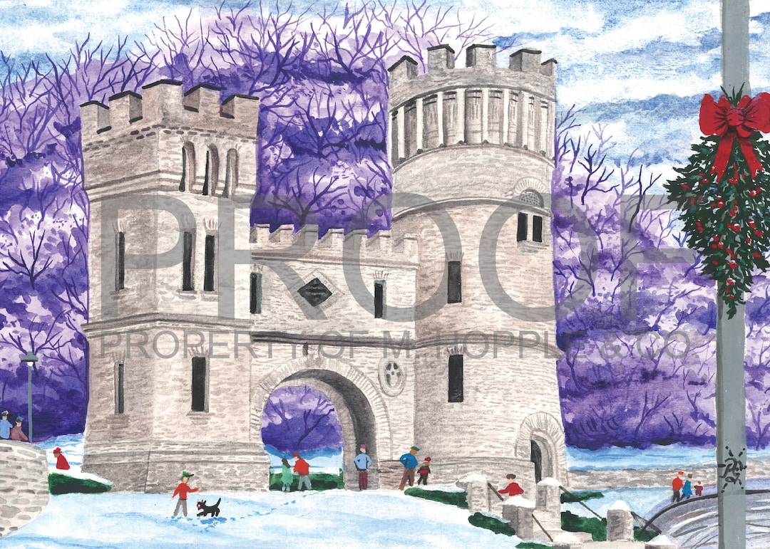 A Christmas Visit to Elsinore Arch by Patrick Greeson 10 Pack Etsy