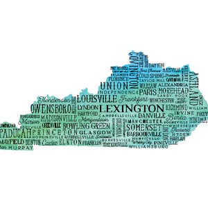 Kentucky Places Art Print