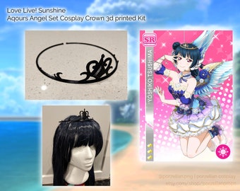 Love Live Sunshine Aqours Punk Rock Cosplay Prop Microphone Etsy