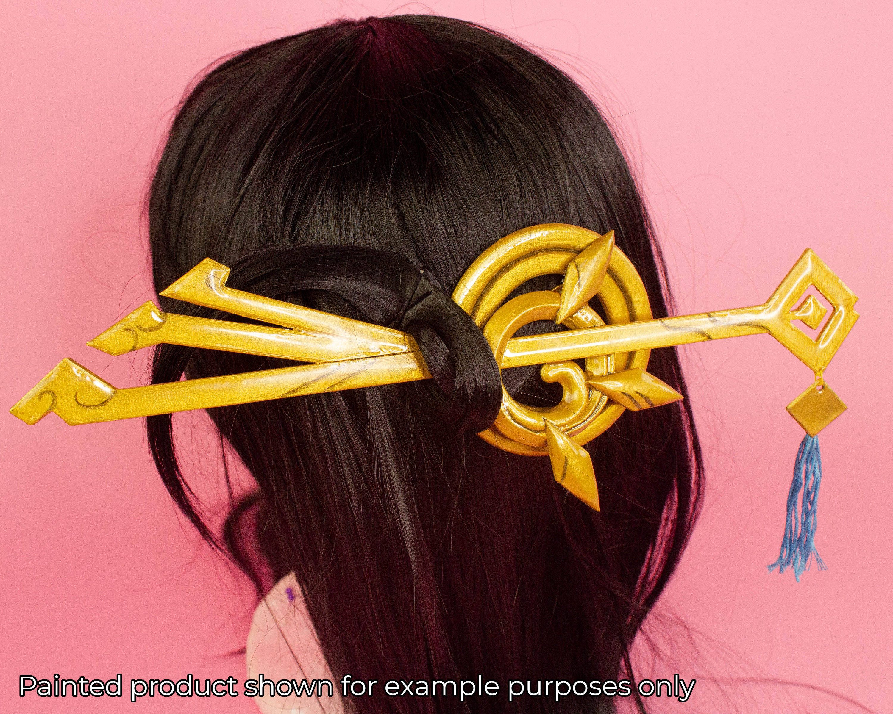 Genshin Impact Beidou Hair Clip 3D Printed Cosplay Kit DIY