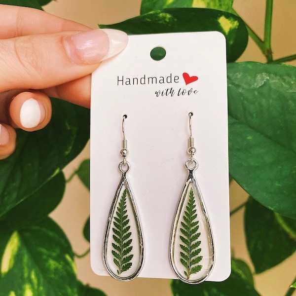 Fern earrings